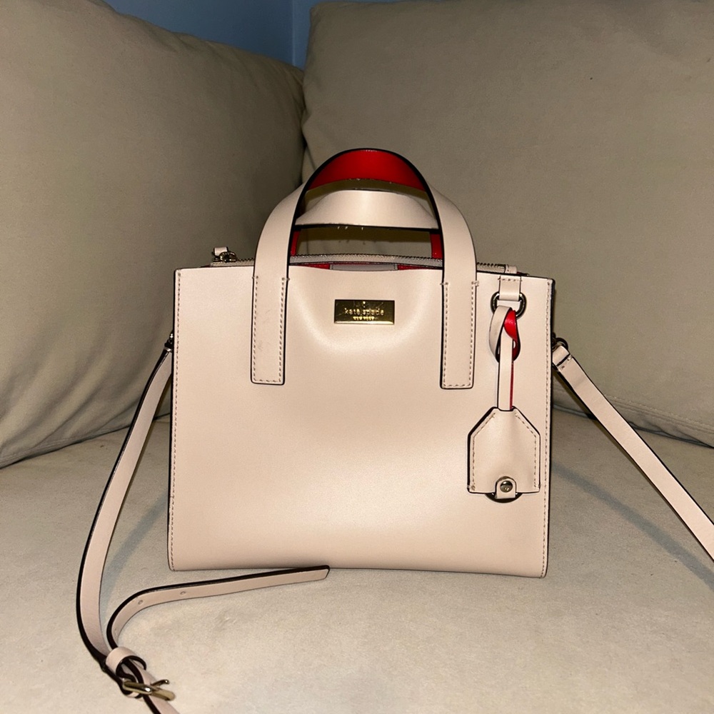 Kate Spade Purse Lucious Pink with Red🩷 🔥 ❤️
